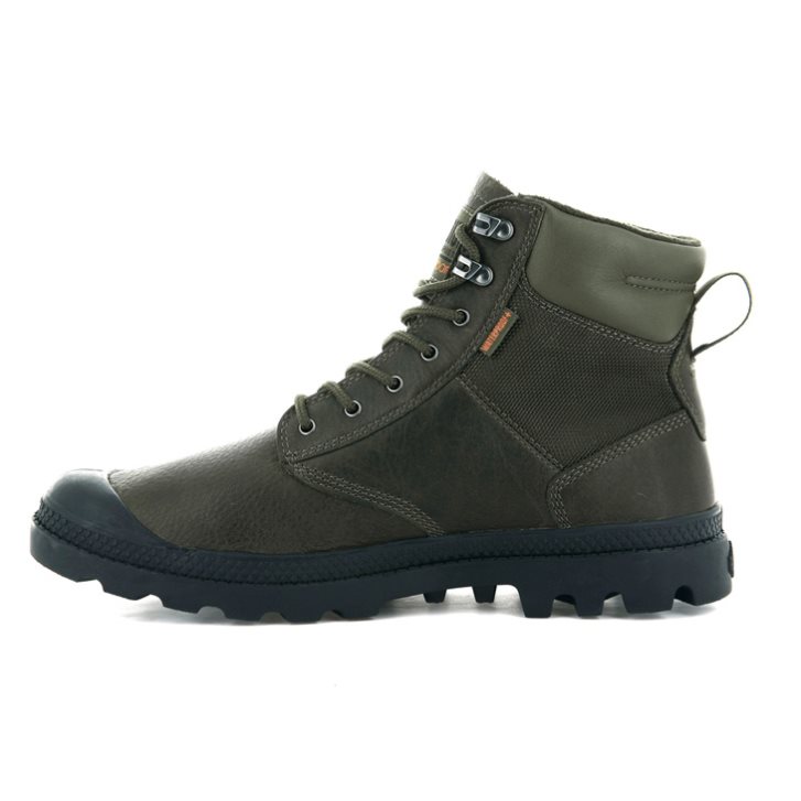 Dámské Boty Palladium Pampa Shield WP+ LTH Olivy Zelené | CZ ZFY-78L